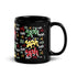 Yah Black Glossy Mug